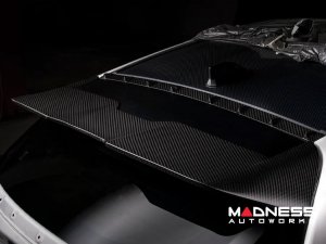 Toyota GR Yaris Roof Spoiler - Carbon Fiber - Aggressive Design Toyota GR Yaris Roof Spoiler - Carbon Fiber - Aggressive Design